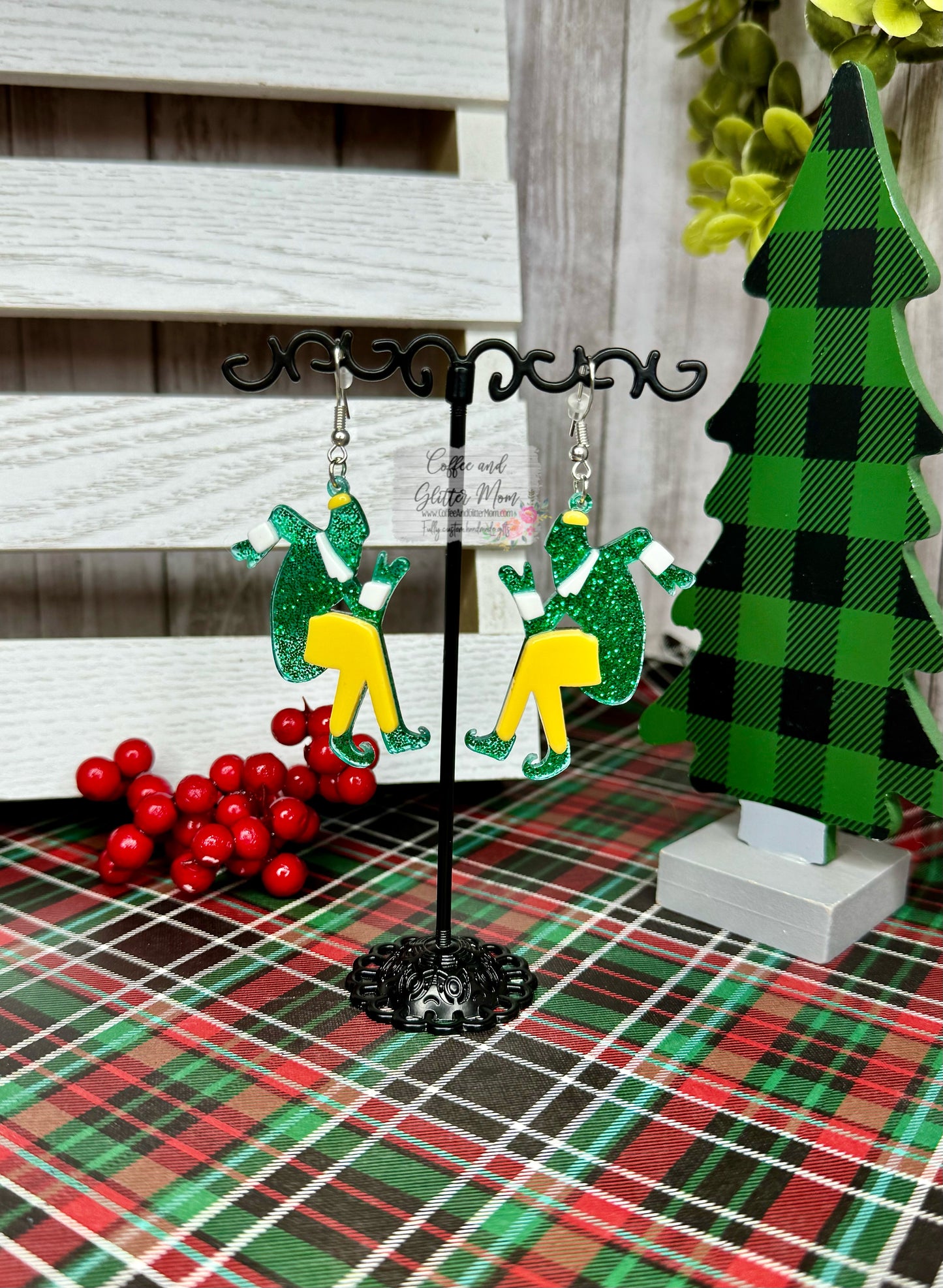 Sneaking Grinch Earrings
