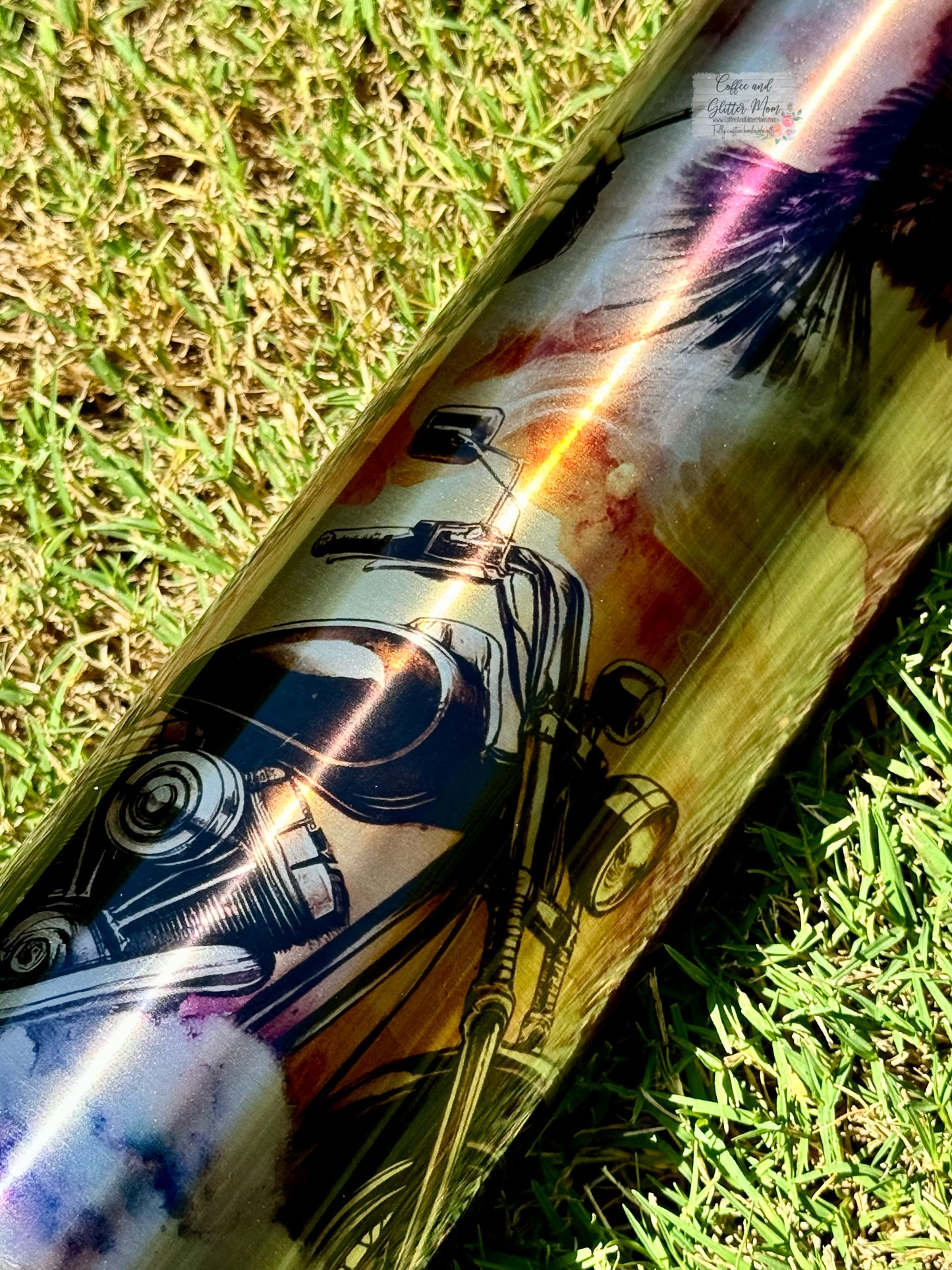 Metallic Badass 20oz Skinny Tumbler