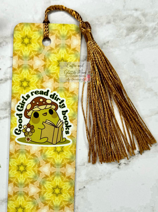 Good Girls Read Dirty Books Bookmark