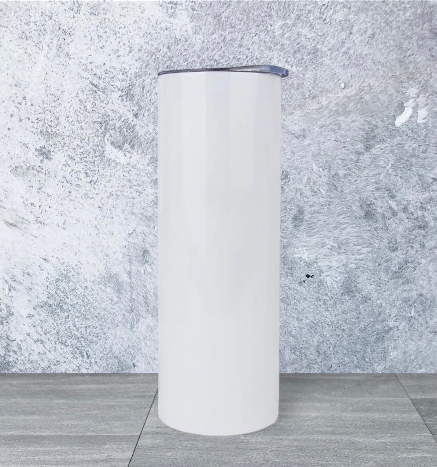 White 20oz Skinny Tumbler
