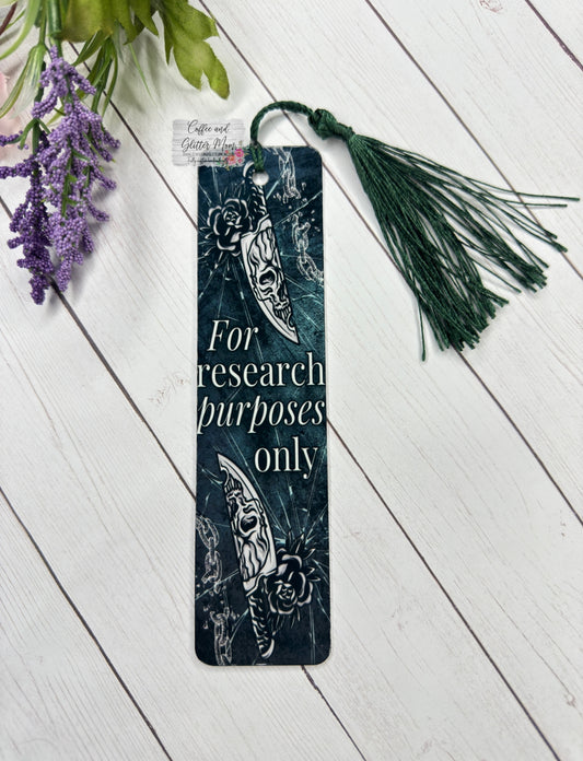 For Research Purposes Only Bookmark