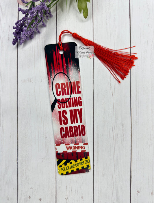 Crime Solving is my Cardio Bookmark
