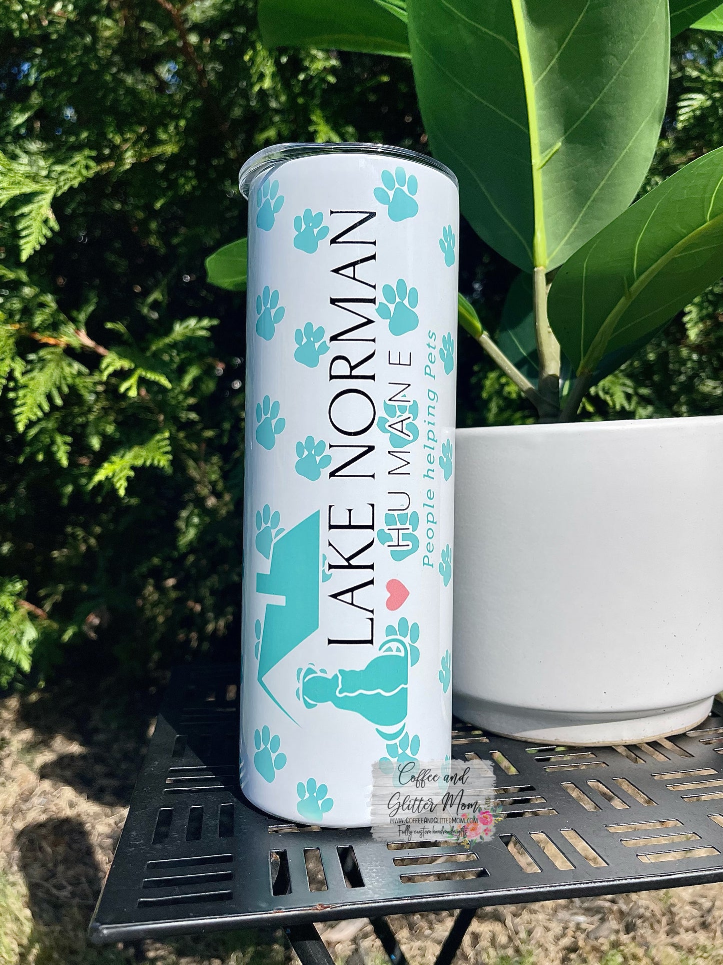 White 20oz Skinny Tumbler
