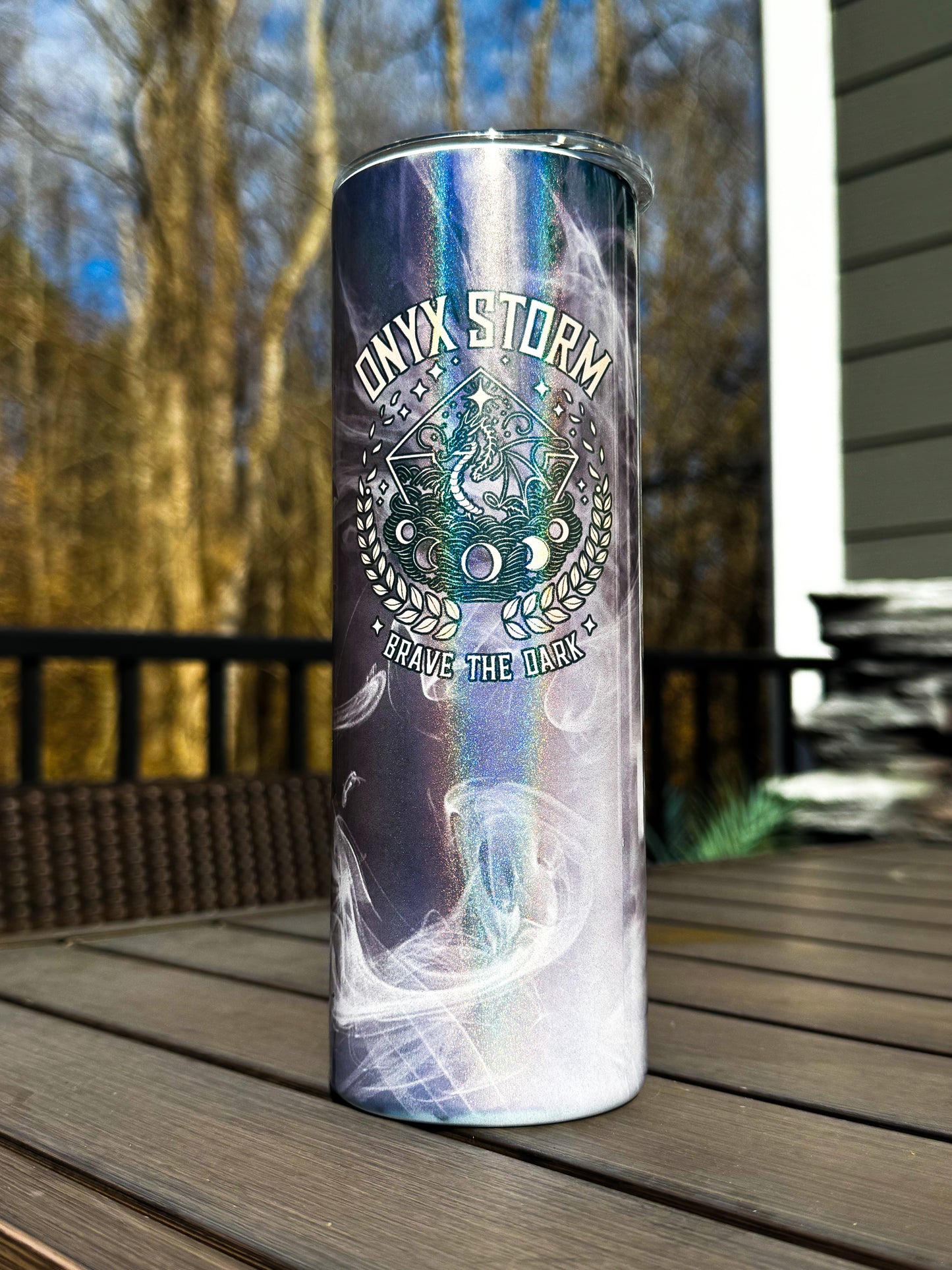 Onyx Storm 20oz Holographic Tumbler