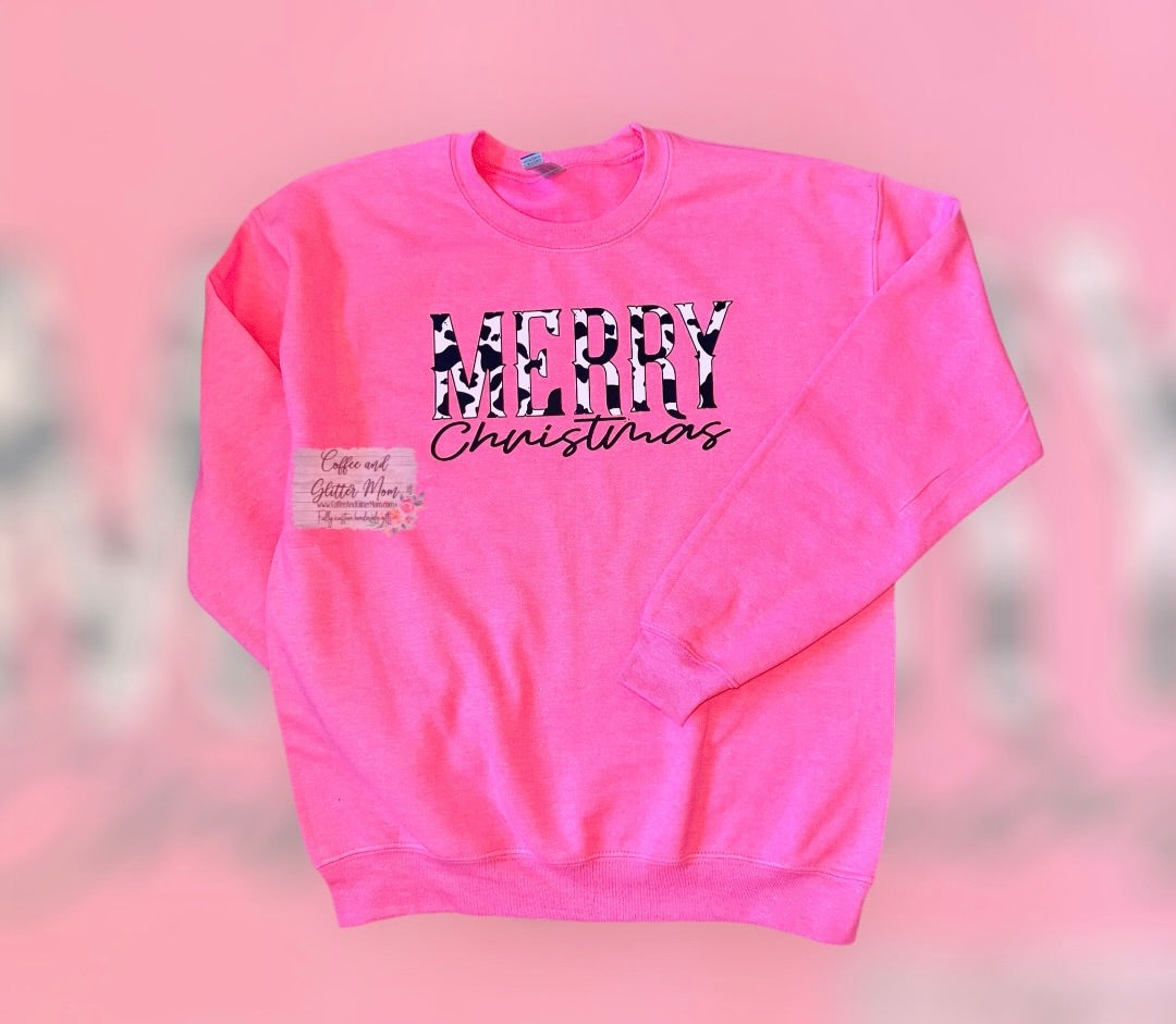 Merry Christmas Adult Medium Sweatshirt