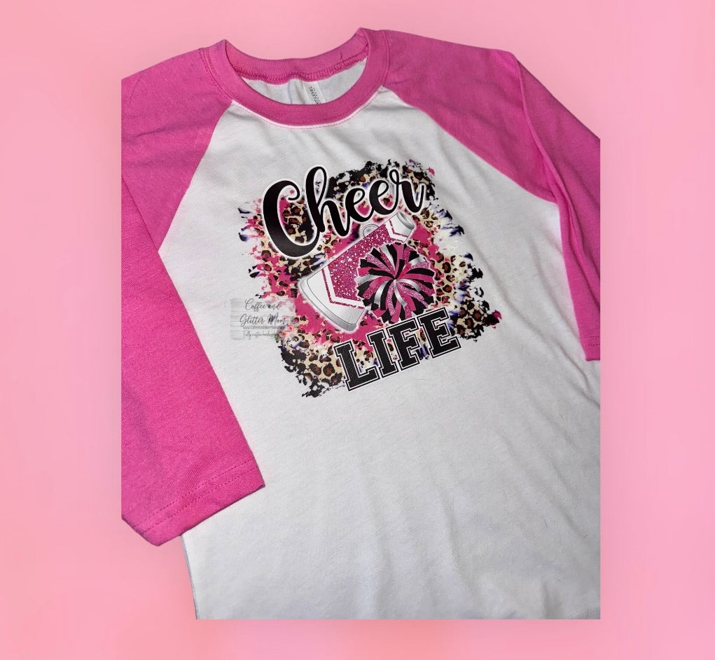Cheer Life Youth Medium 3/4 Sleeve Tee