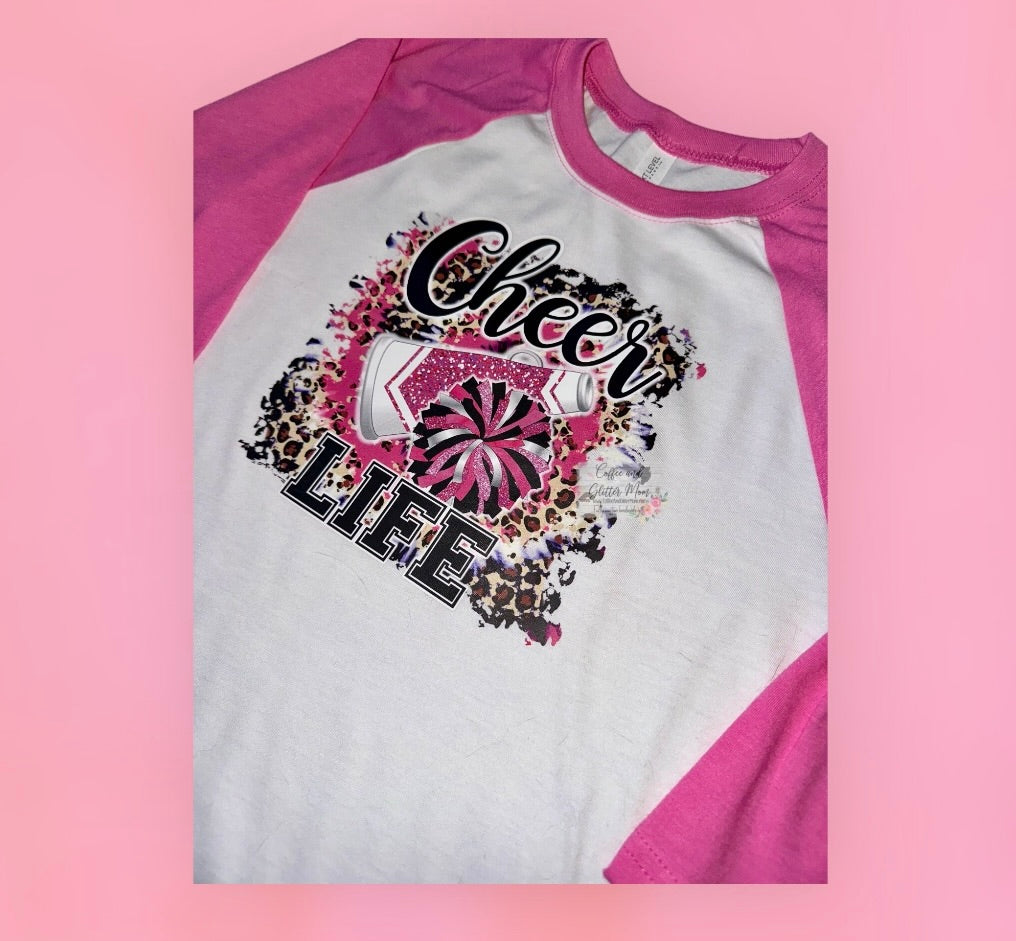 Cheer Life Youth Medium 3/4 Sleeve Tee