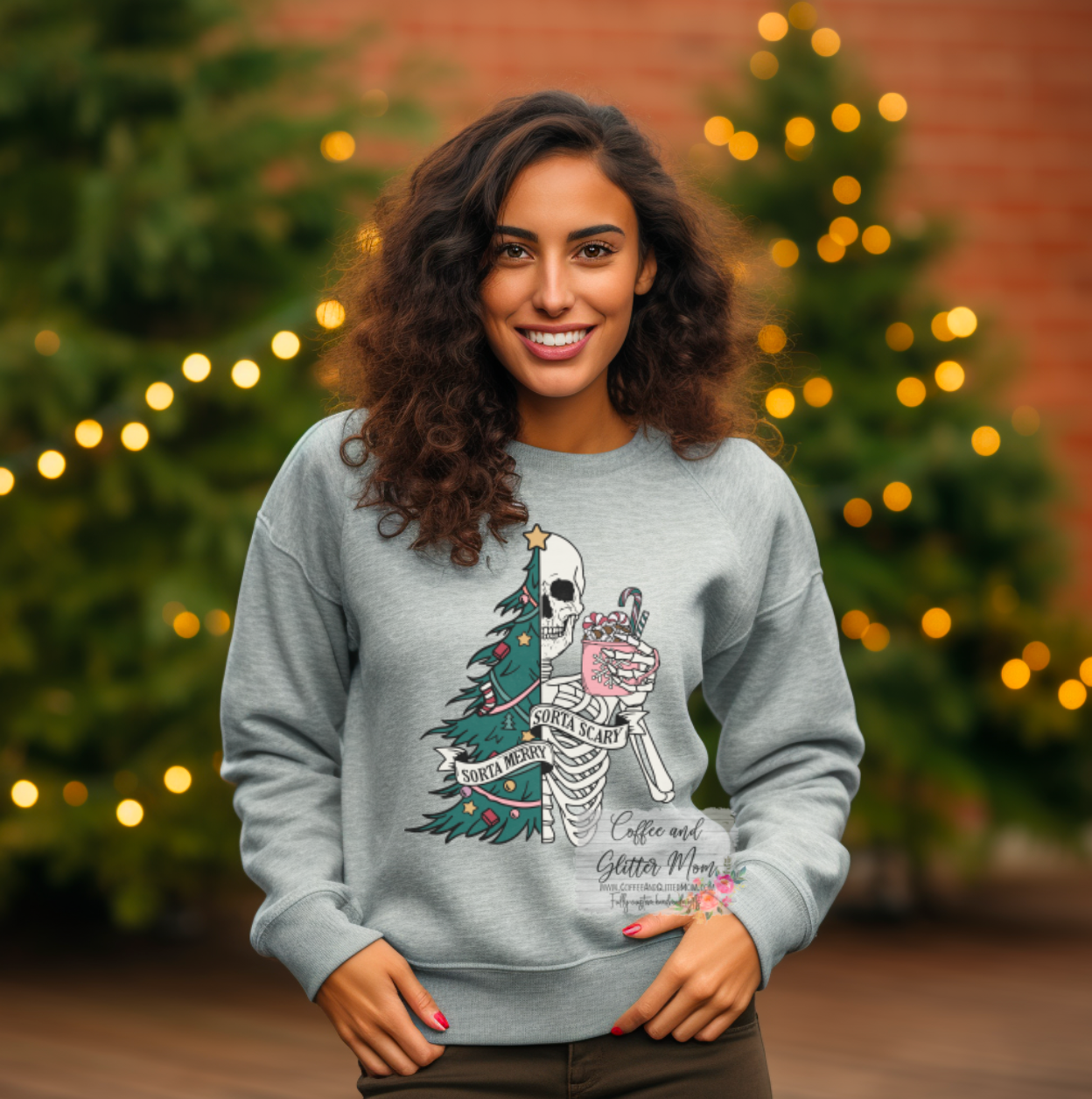 Sorta Merry Sorta Scary Christmas Sweatshirt