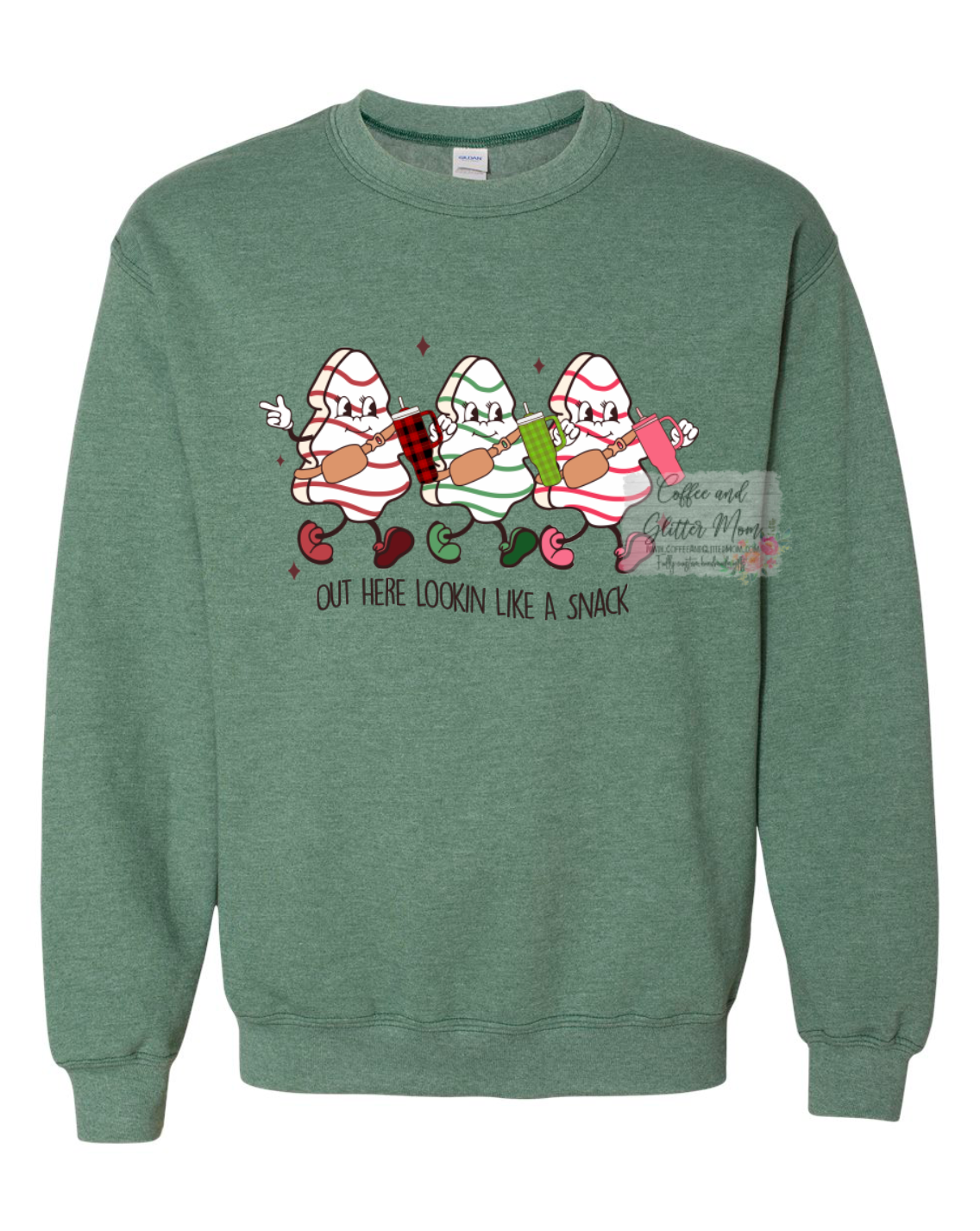 Lookin' Like A Snack Christmas Sweatshirt