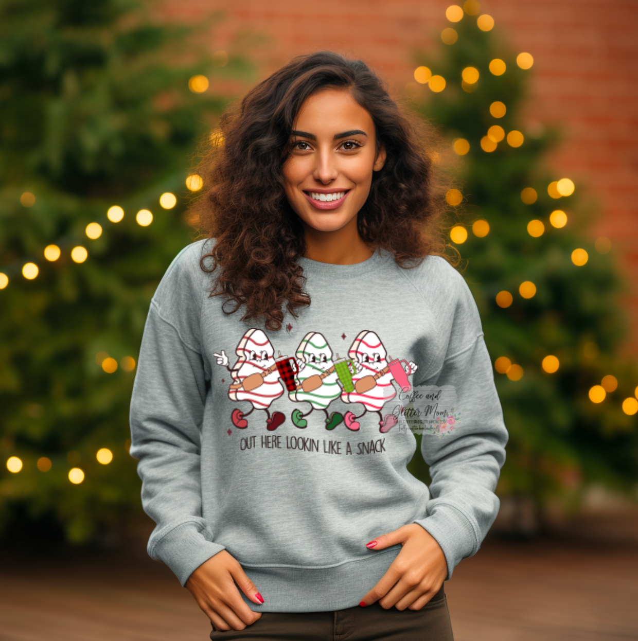 Lookin' Like A Snack Christmas Sweatshirt