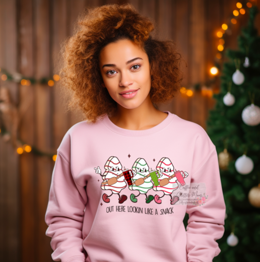 Lookin' Like A Snack Christmas Sweatshirt