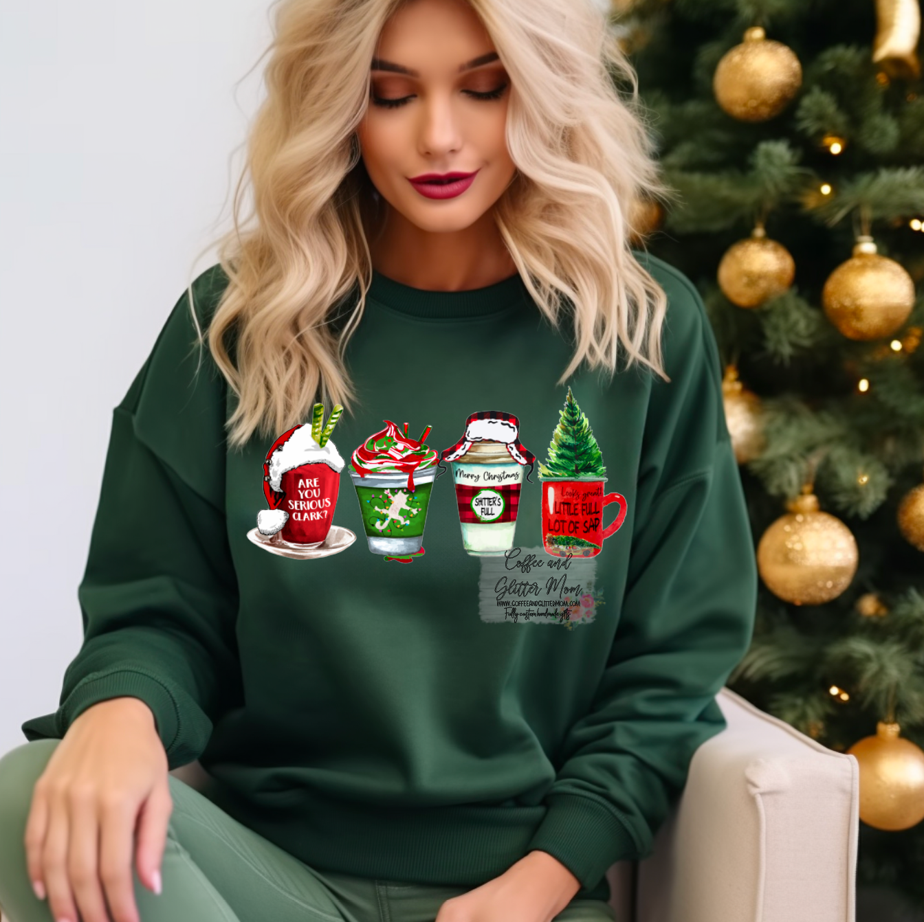 Griswold Coffee Christmas Sweatshirt