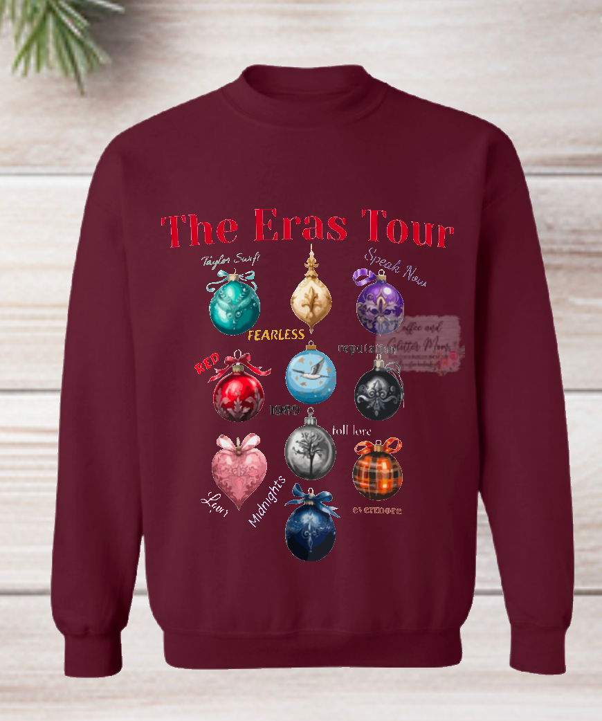 Eras Christmas Decor Youth Sweatshirt