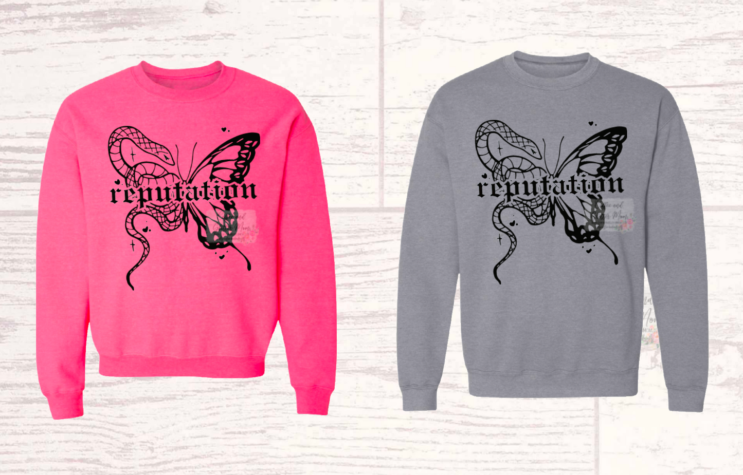 Reputation Snake Butterfly Youth/Adult Sweatshirt
