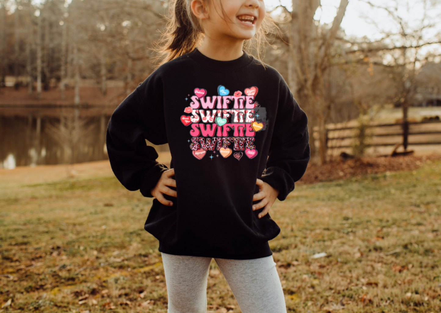 Candy Hearts Swiftie Youth/Adult Sweatshirt