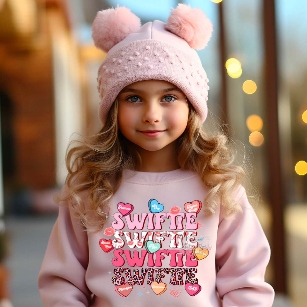 Candy Hearts Swiftie Youth/Adult Sweatshirt
