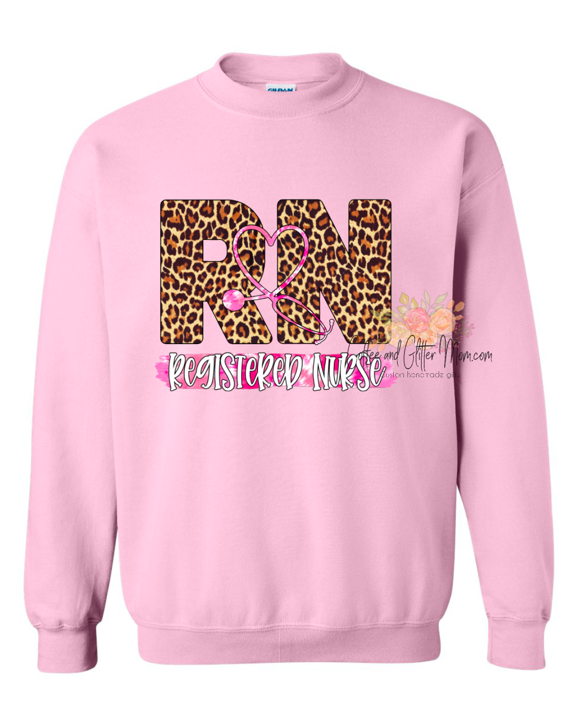 Pick A Design Light Pink Sweatshirt