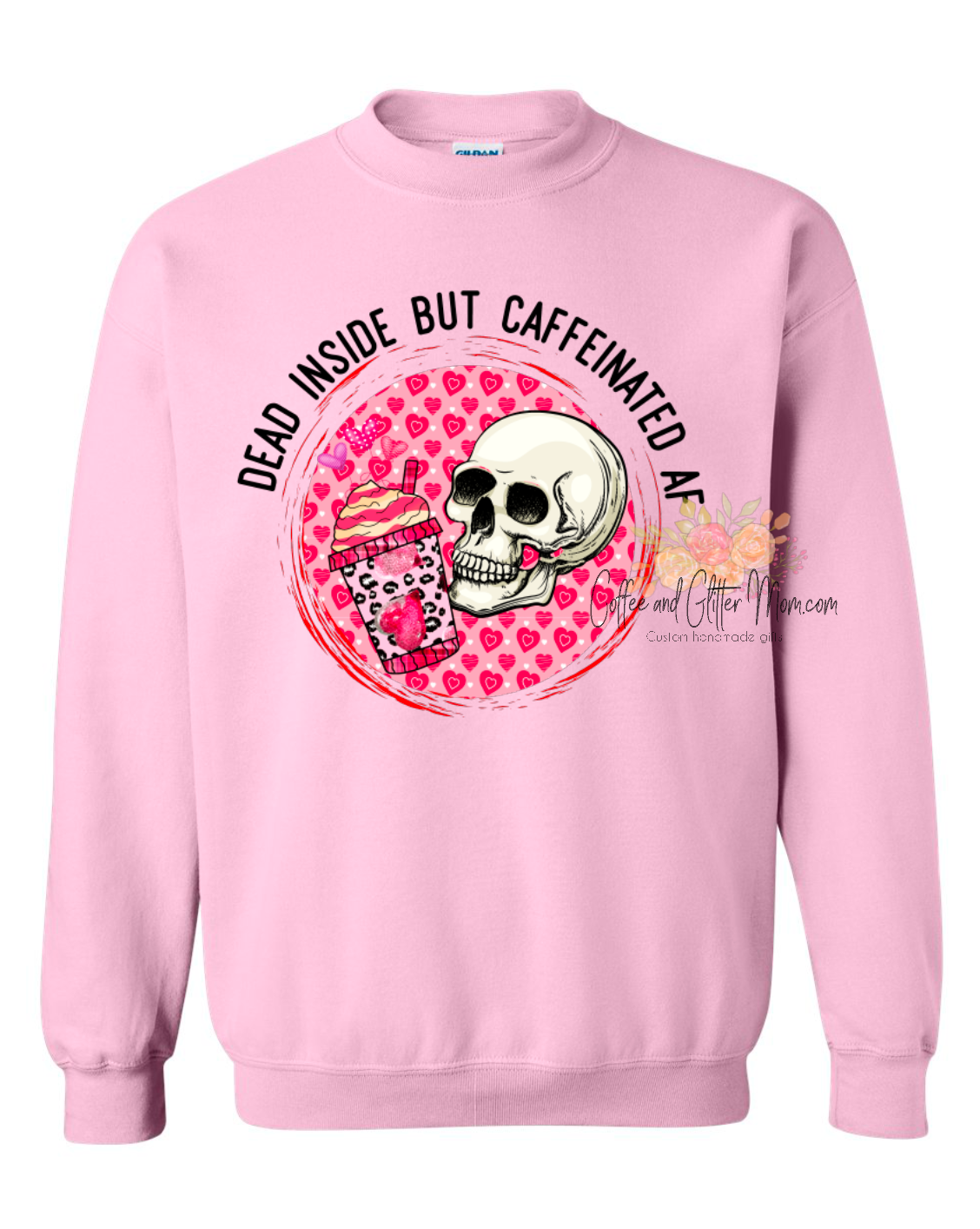 Pick A Design Light Pink Sweatshirt
