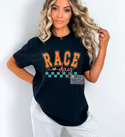 Neon Race Day Unisex Tee or Sweatshirt