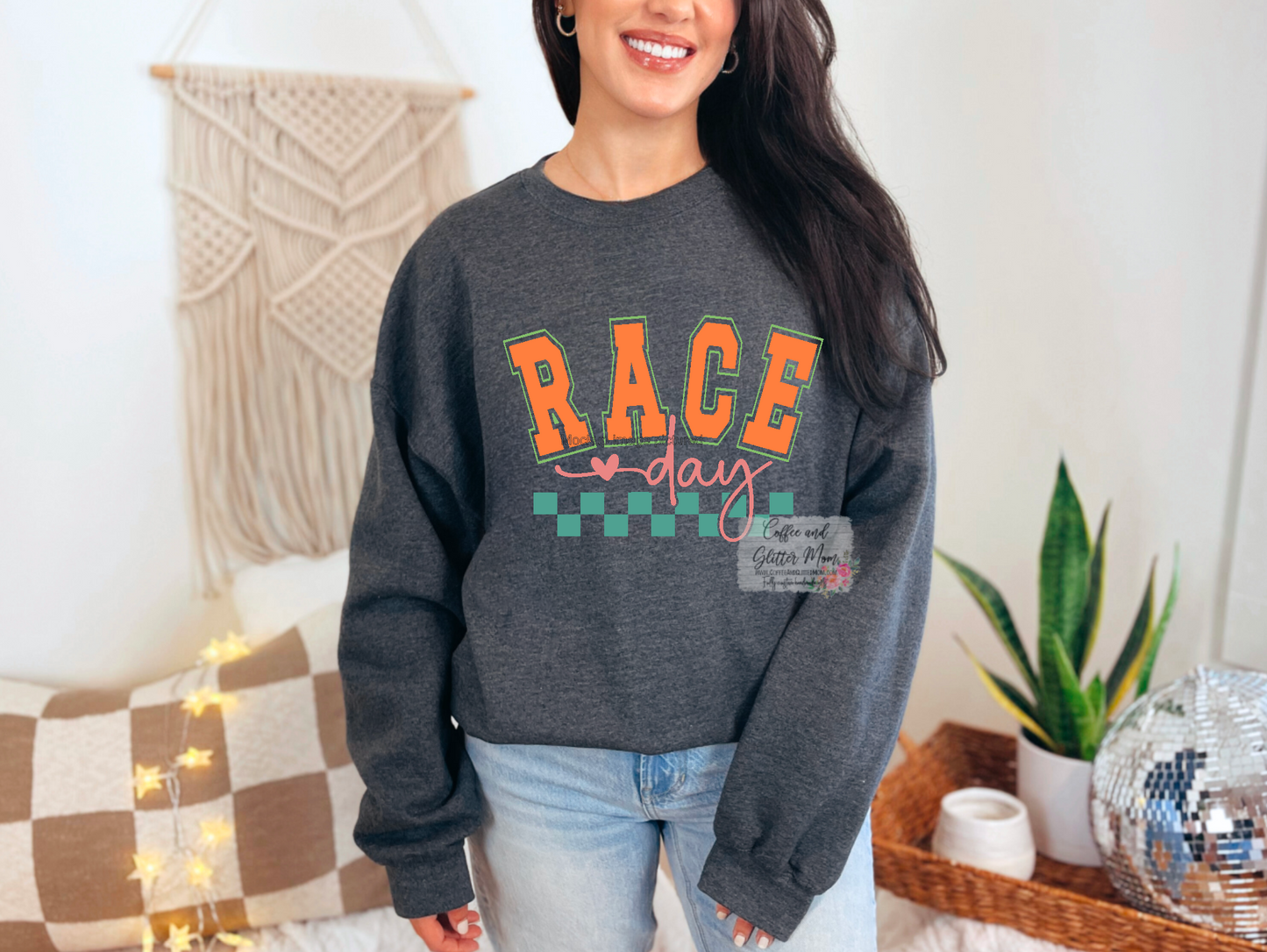 Neon Race Day Unisex Tee or Sweatshirt