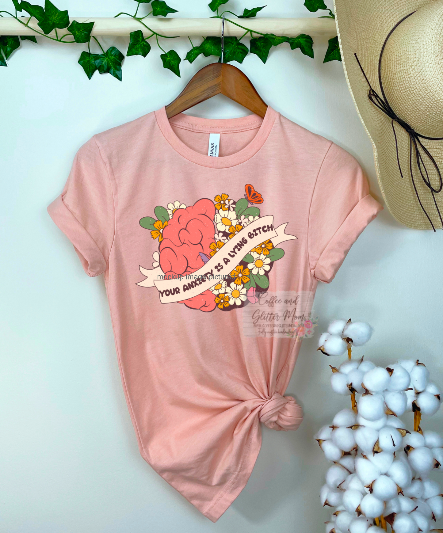 Your Anxiety Is A Lying Bitch Unisex Bella+Canvas Tee