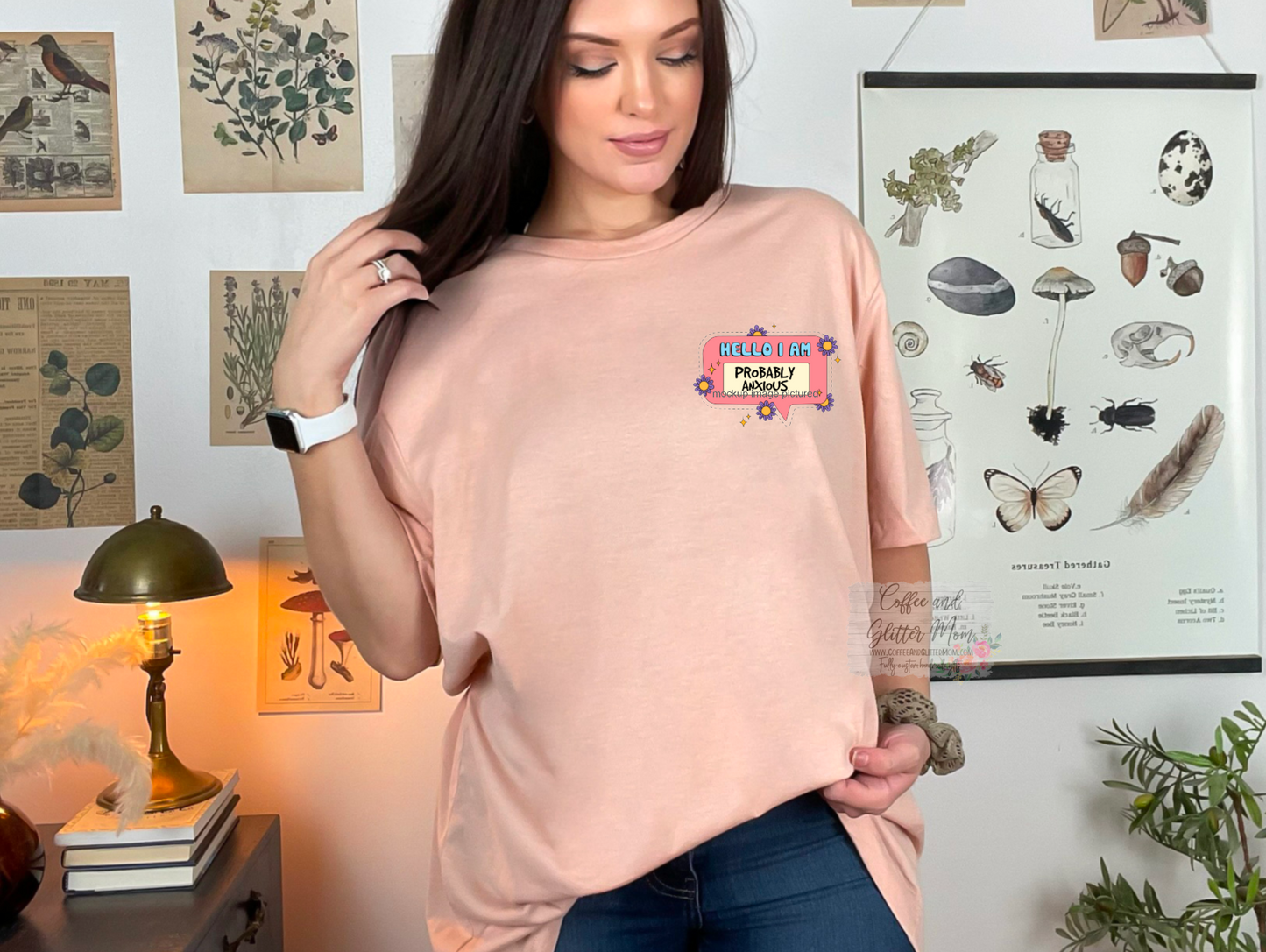 Hello I'm Anxious But This Ass Is Iconic Unisex Bella+Canvas Tee