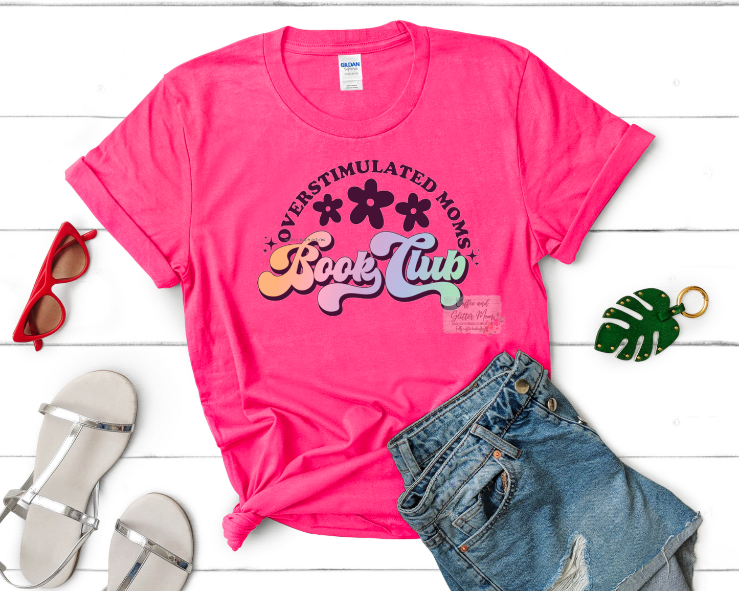 Overstimulated Mom Book Club Unisex Tee