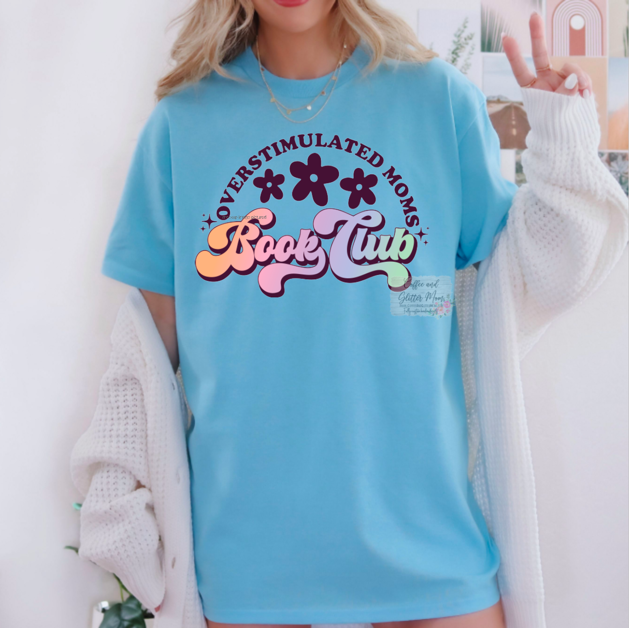 Overstimulated Mom Book Club Unisex Tee