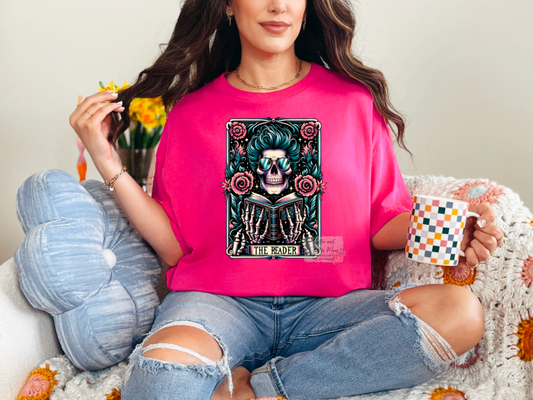 The Reader Tarot Card Unisex Tee