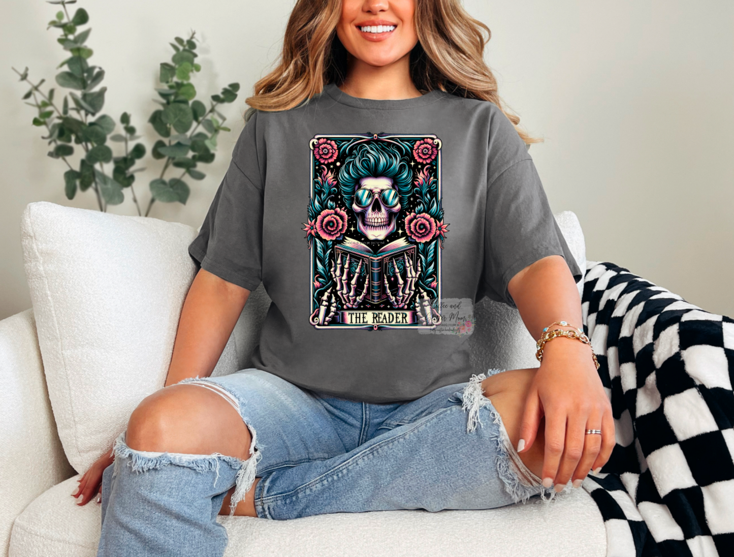 The Reader Tarot Card Unisex Tee