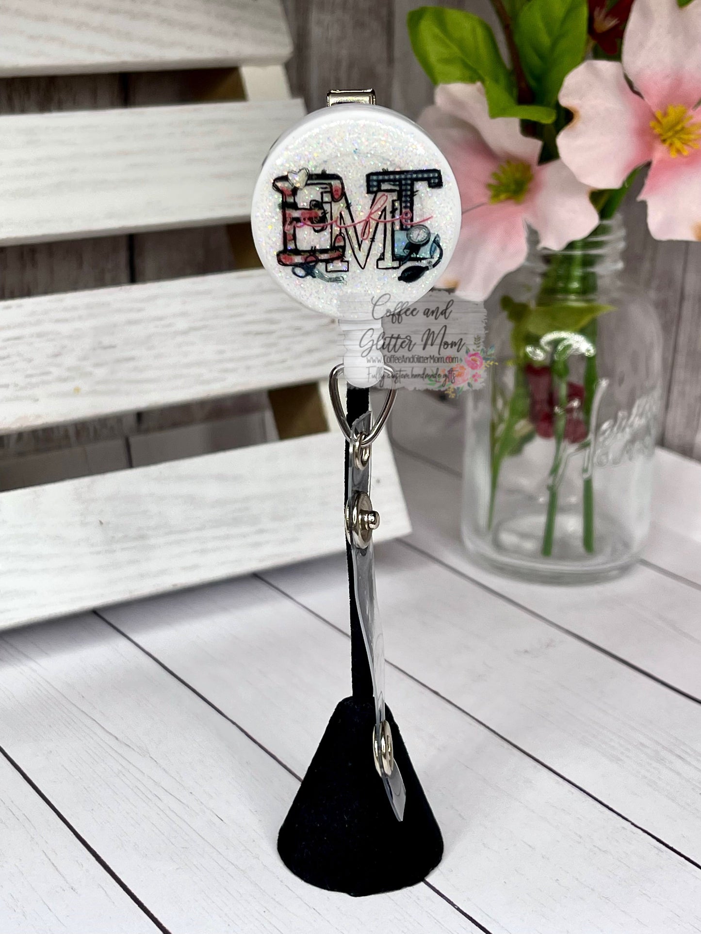 EMT Patchwork Badge Reel