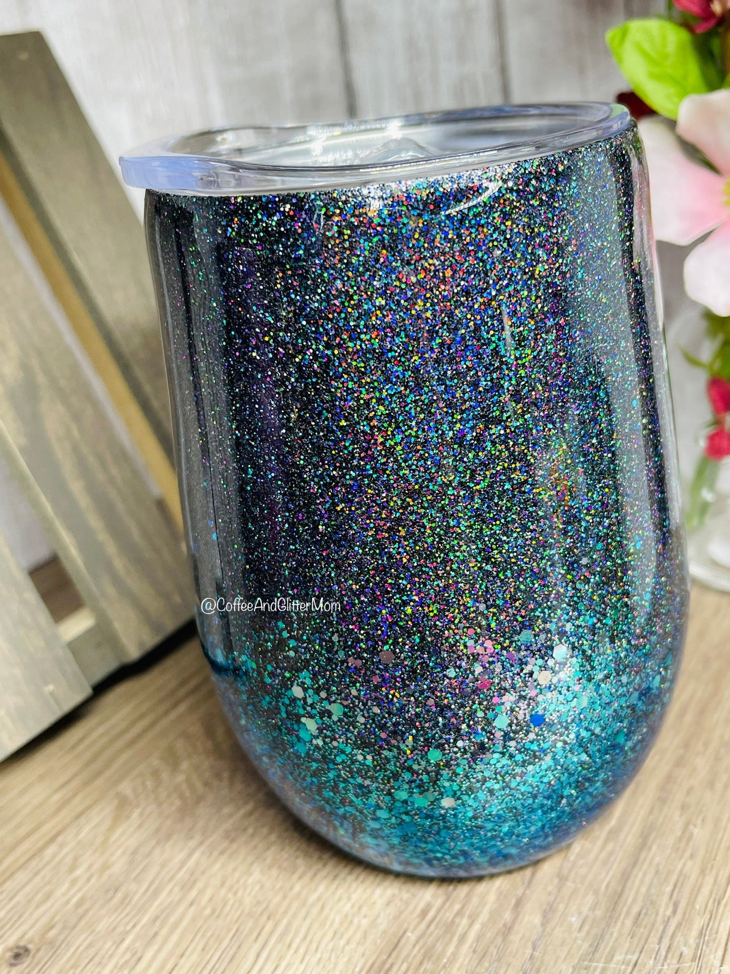 The Mystic Holographic Black Tumbler