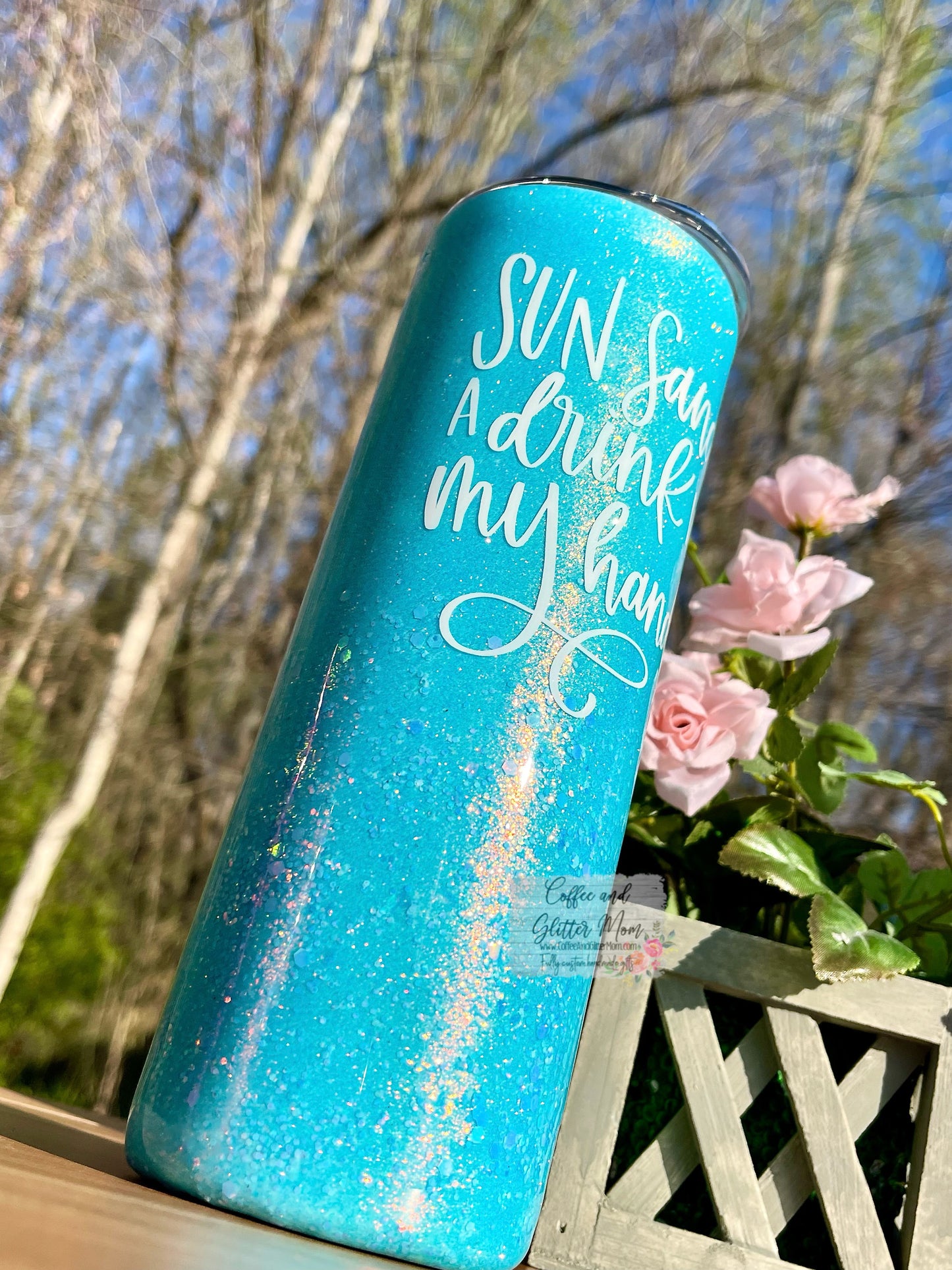 Lake Days & Sun Rays 20oz Skinny Tumbler