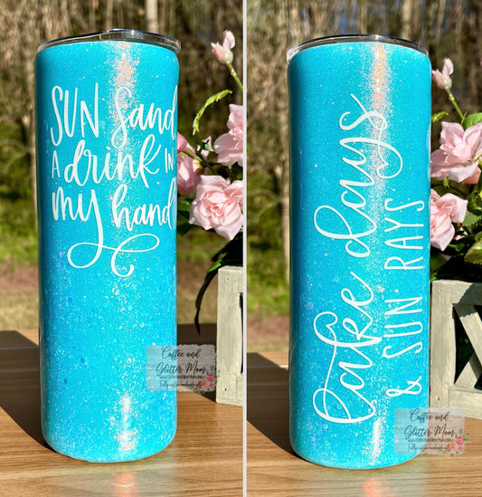 Lake Days & Sun Rays 20oz Skinny Tumbler