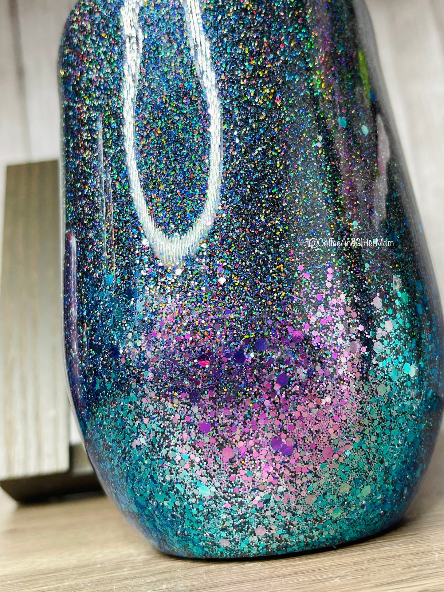 The Mystic Holographic Black Tumbler