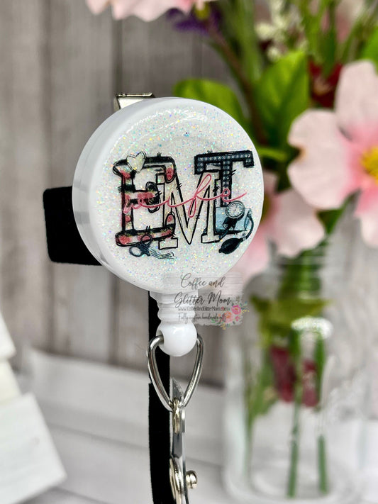 EMT Patchwork Badge Reel