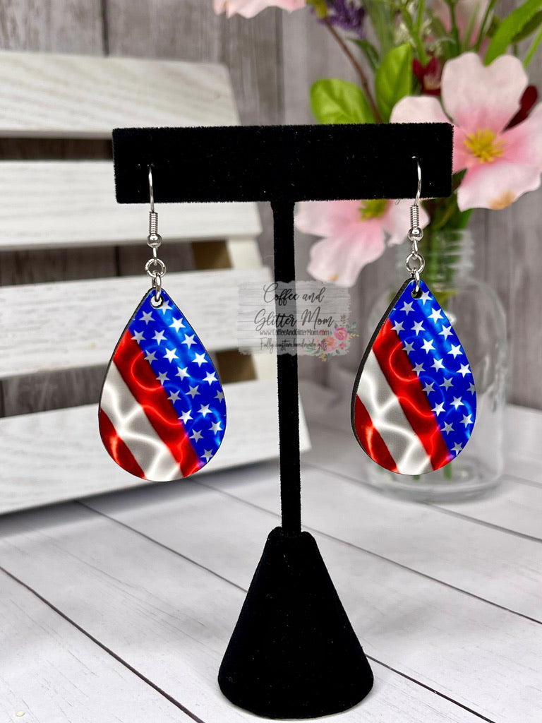 American Vibes #8 Teardrop Earrings