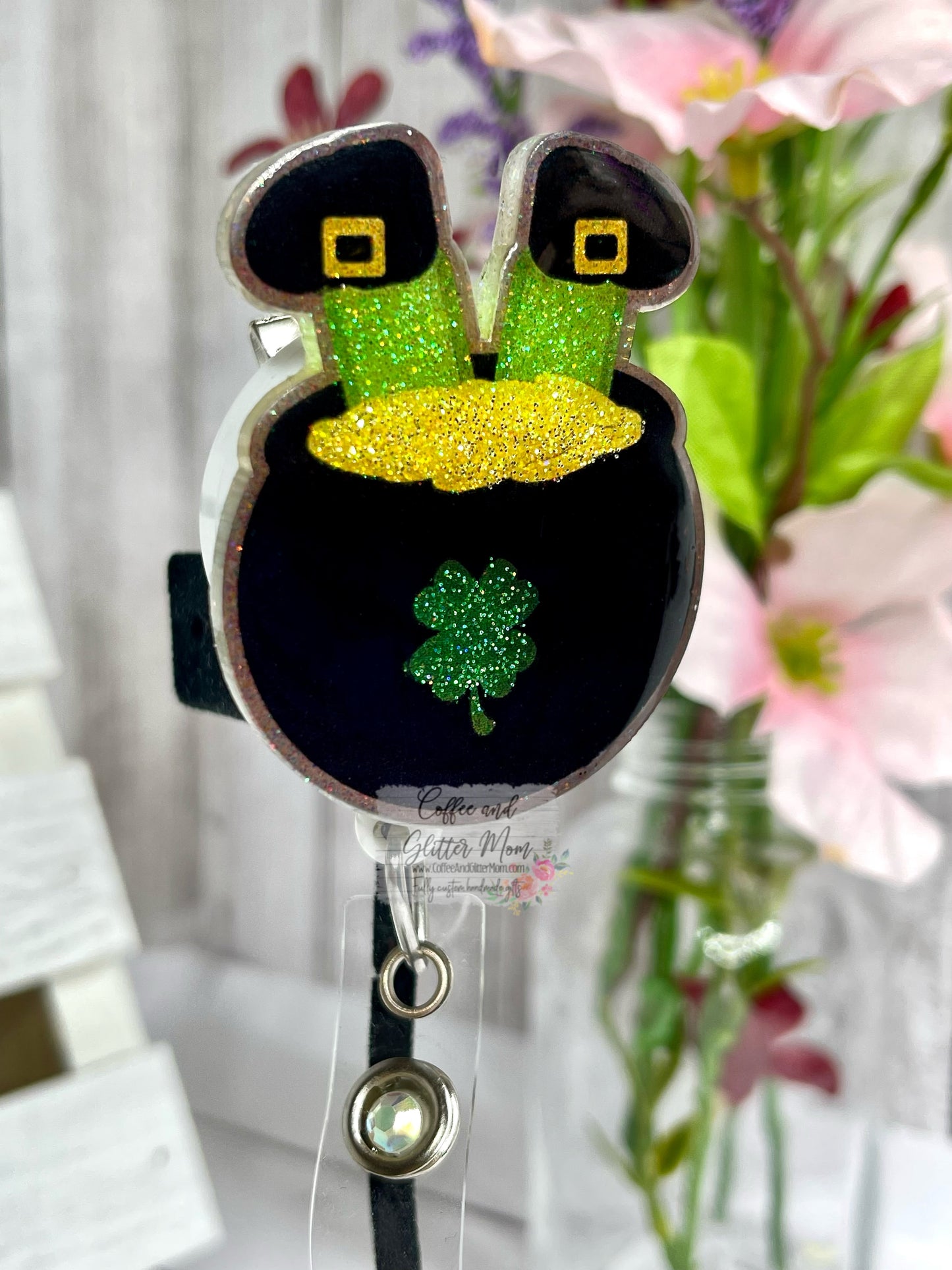 Lucky Leprechaun Designer Badge Reel