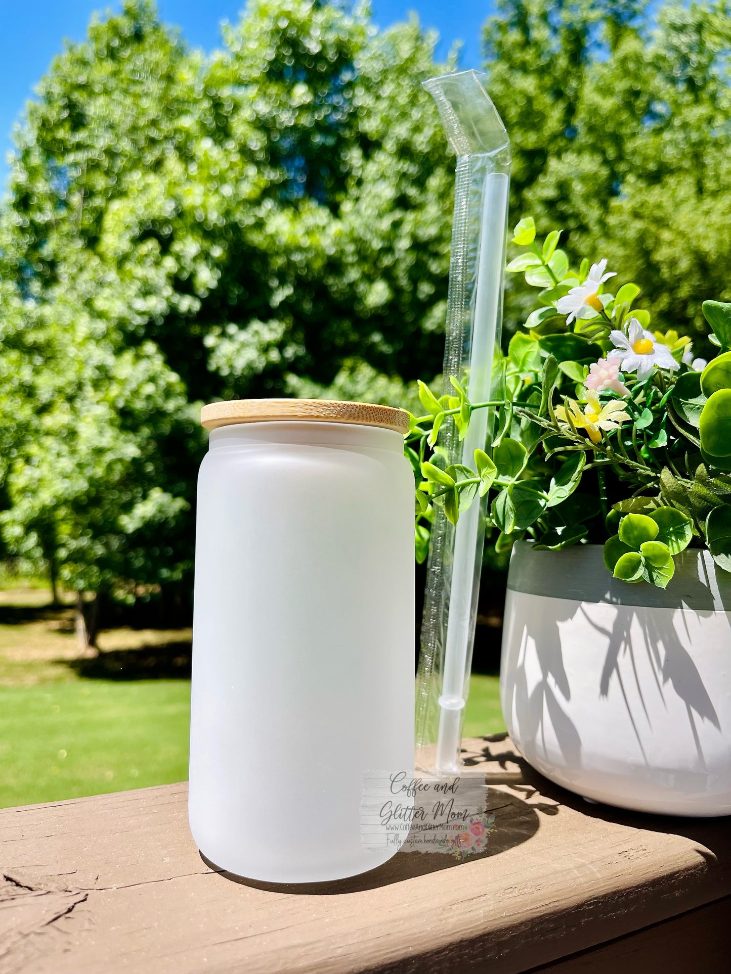 Summer Water 16oz Pick Your Color & Alcohol Glass Can