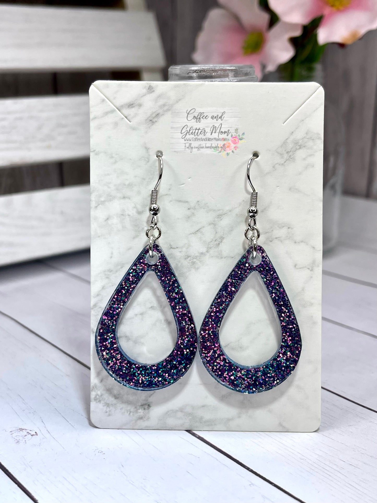 Mystic Color Shift Teardrop Earrings