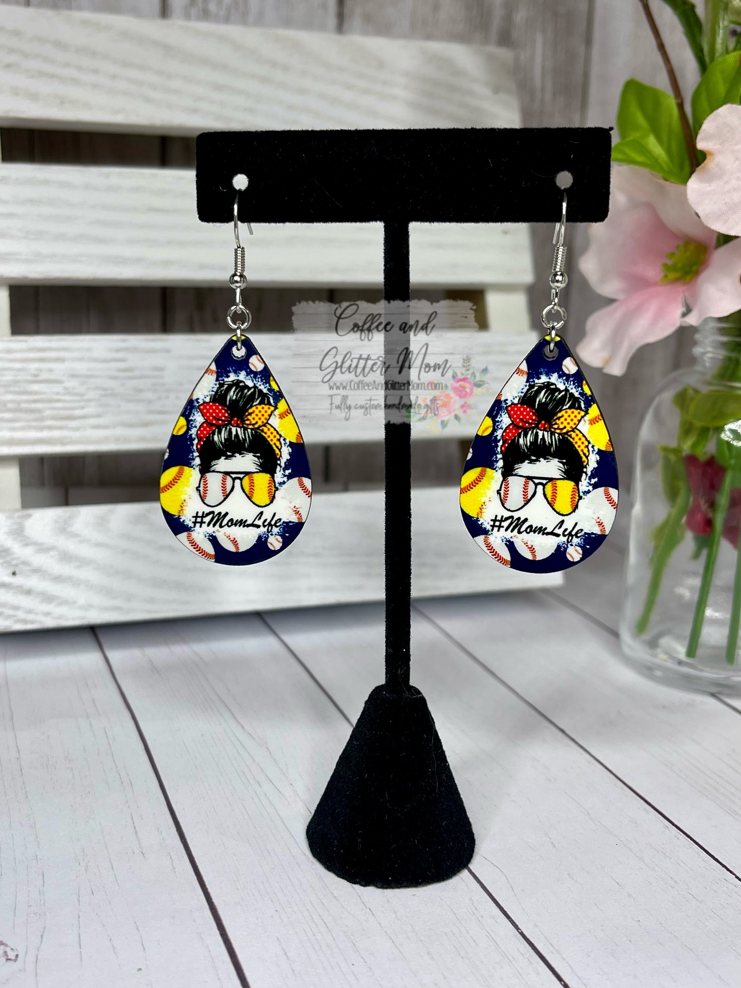 Baseball and Softball #Momlife Earrings