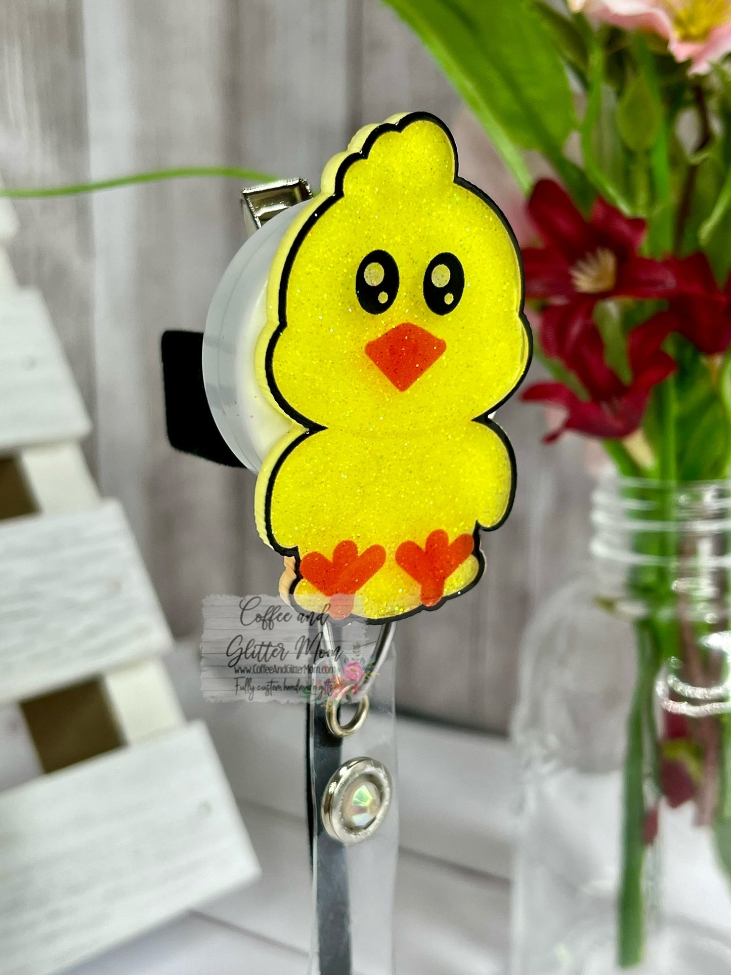 Baby Chick Designer Badge Reel