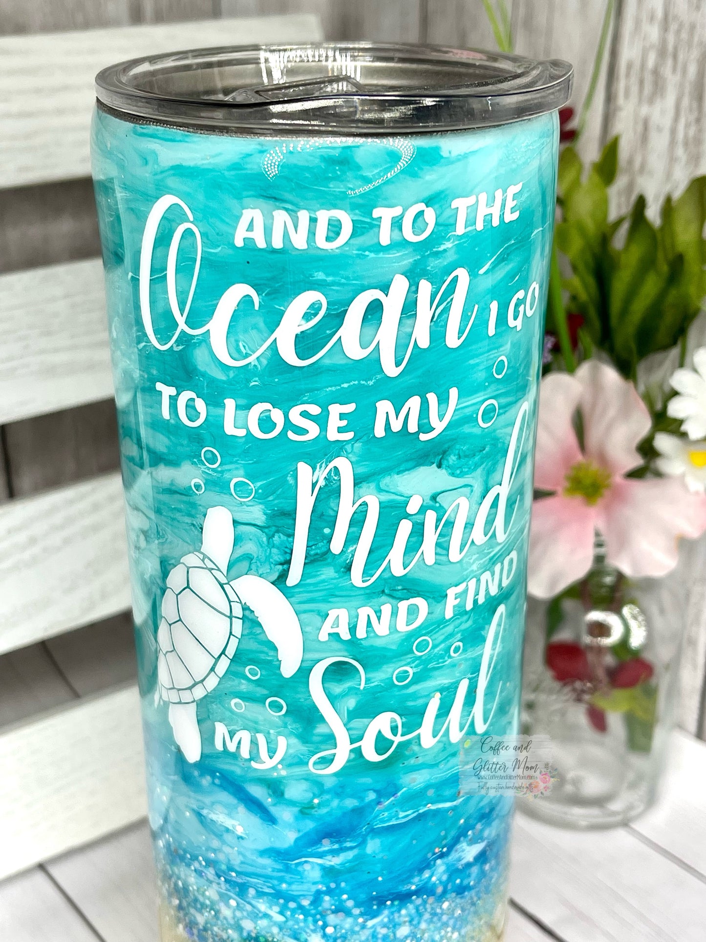 To The Ocean I Go 20oz Skinny Tumbler