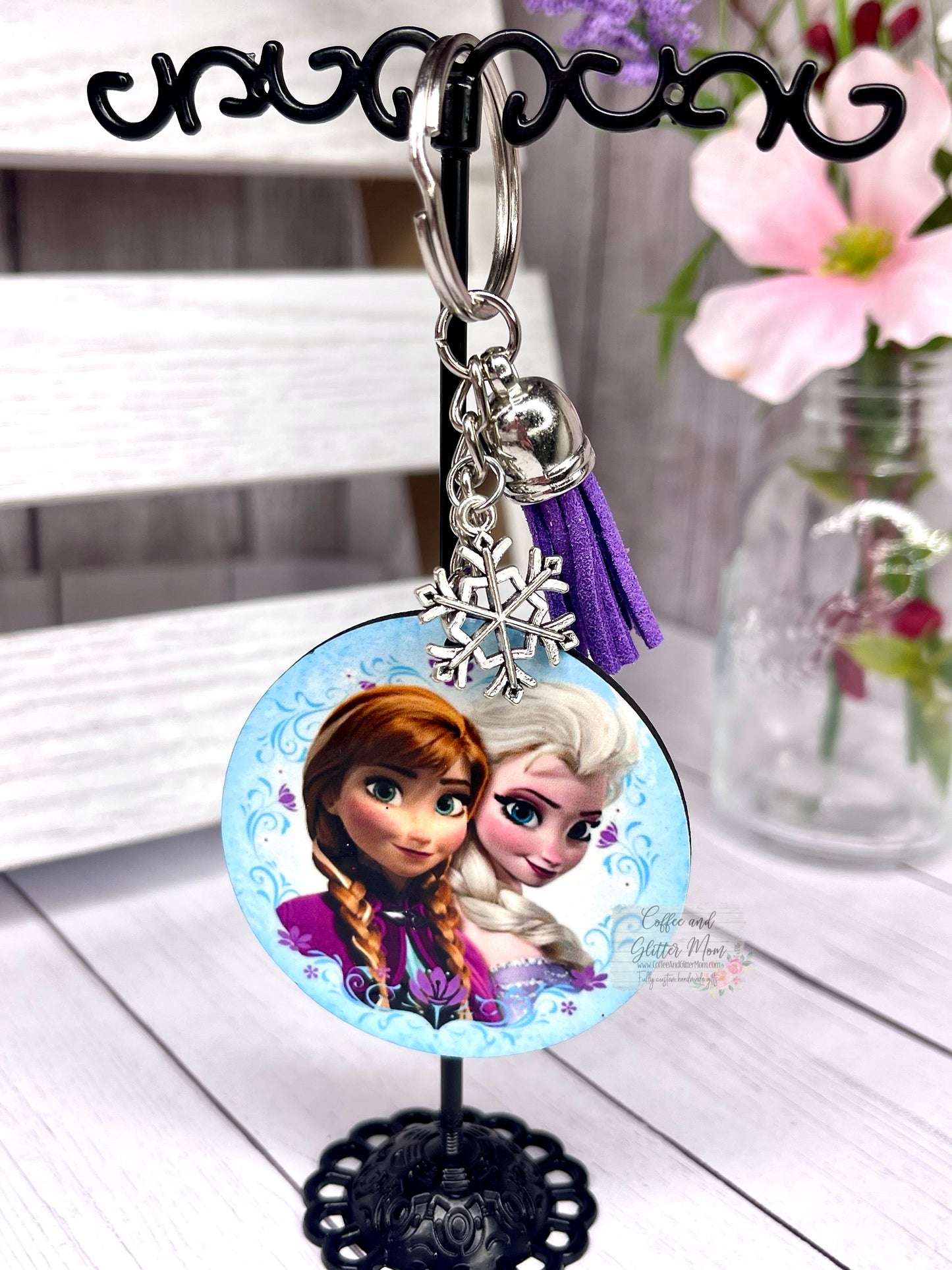 Frosty Sisters Keychain