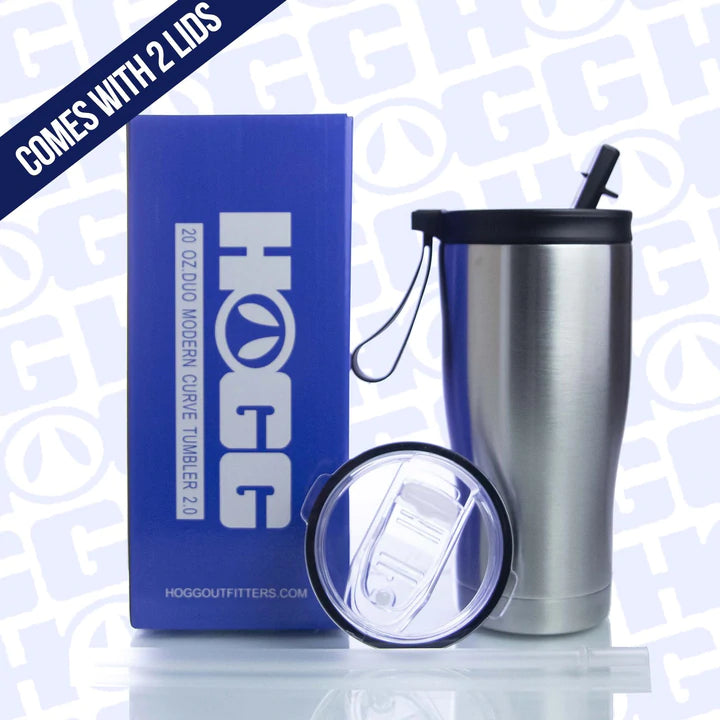 Duo-Lid 20oz Slim Curve Travel Tumbler