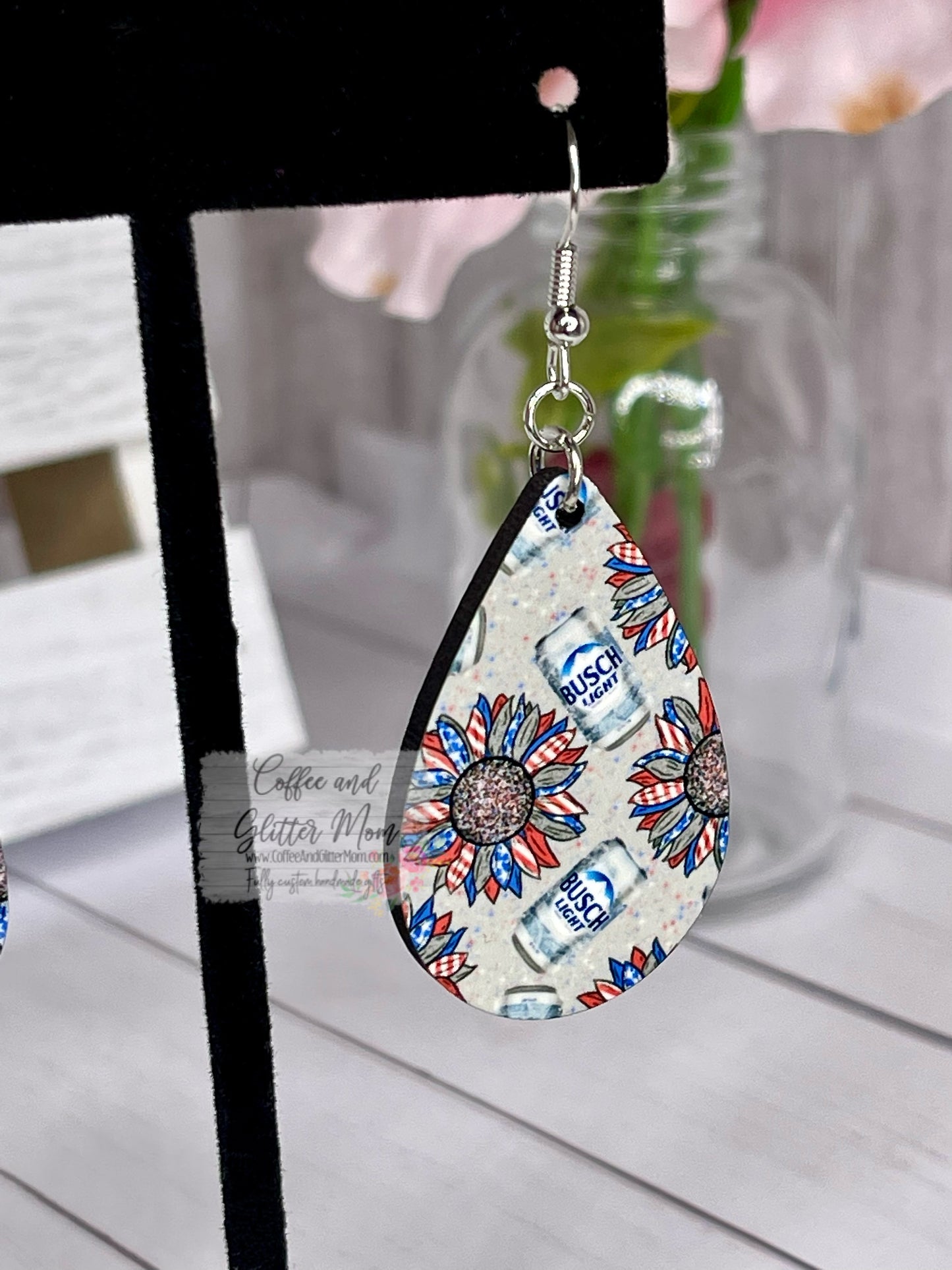 American Beer Earrings
