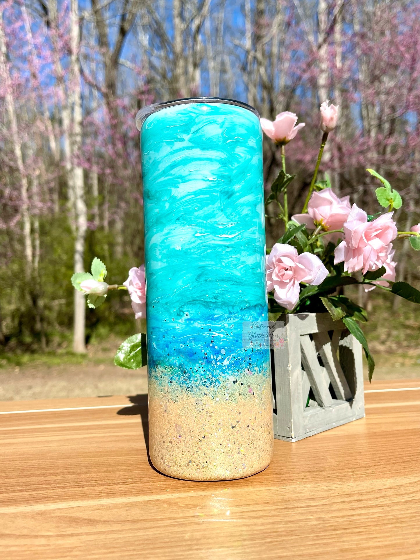 To The Ocean I Go 20oz Skinny Tumbler