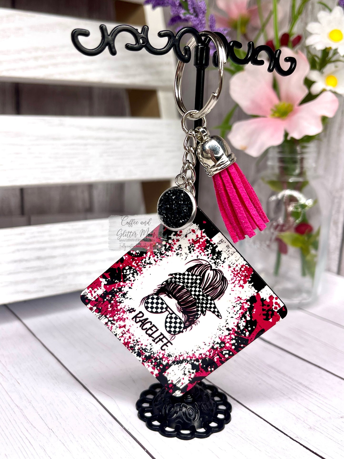 Race Life Keychain