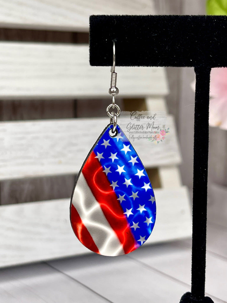 American Vibes #8 Teardrop Earrings