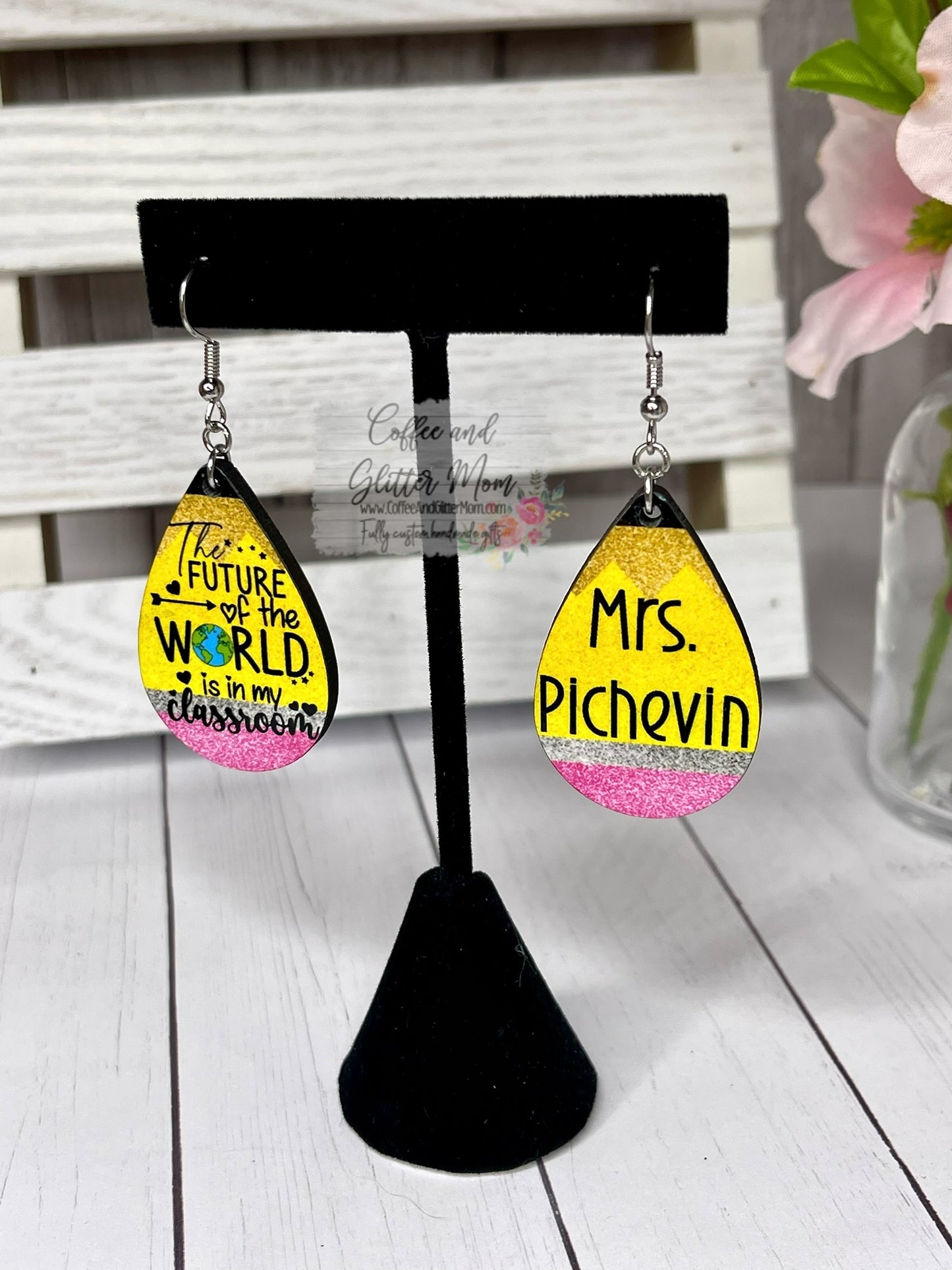 Teardrop Teacher Earrings
